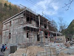 陜西商洛市商州區丞相村自建房電熱地暖安裝